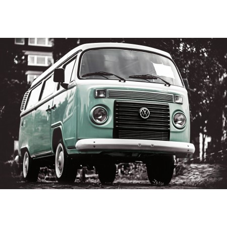 Vw Bully Vw Bus Camper Antique Auto 36"x24" Photographic Print Poster vintage