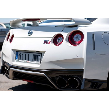 Nissan GT Coupe white rear 24"x16" Photographic Print Poster