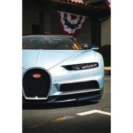 Closeup Bugatty front, headlights 24"x16" Photo Print Poster