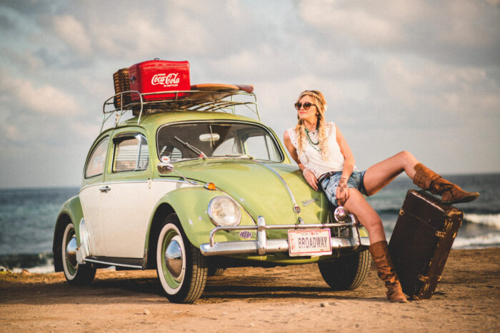 Automobile Automotive Beach Beetle Photographic Print Poster Car Fashion