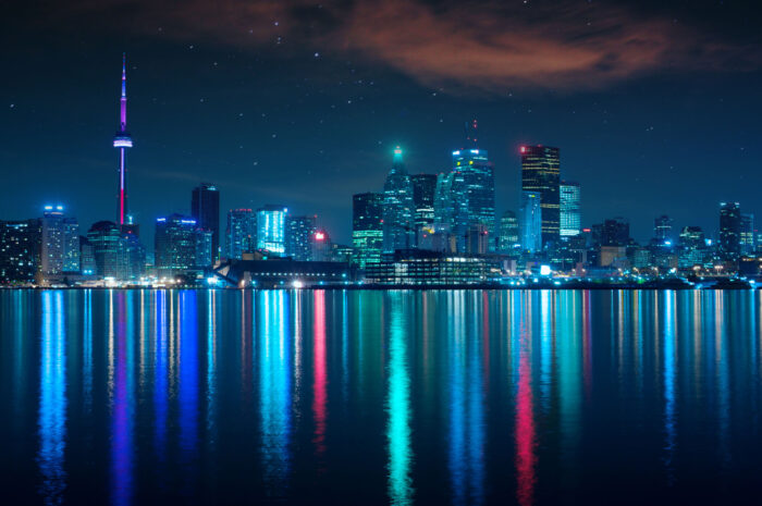 Night skyline Photographic Print Poster The World's Most Incredible Cities Toronto Art Print