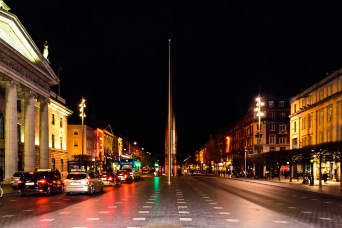 OConnell Street at night Photographic Print Poster The Ireland's Most Incredible Scenery Dublin Art Print