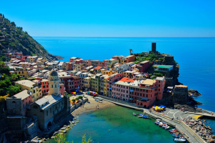 Photographic Print Poster Most Beautiful Places in Italy Vernazza, 5 centuries-old village Italy Art Print