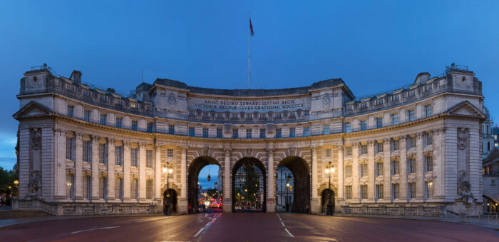 Admiralty Arch at Dusk, 24" x50" Photographic Print Poster Most Beautiful Placesin Great Britain London Art Print