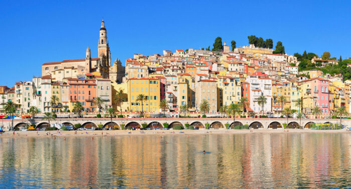 Cote d'Azur Large Photo Poster Most Beautiful Placesin France Menton