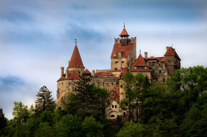 Bran Castle - Photographic Print Poster Most Beautiful Places in Romania Art Print Spooky Past