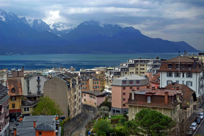 Montreux, Photographic Print Poster Most Beautiful Places in Switzerland Art Print Lake Geneva