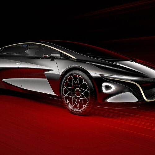 2018 Aston Martin Lagonda Concept Poster – Luxury Sports Car Wall Art Print