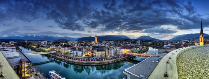 Villach Panorama Photographic Print Poster Most Beautiful Placesin Austria