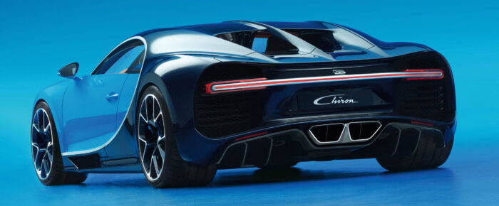 Bugatti Art Print Sports Cars. 2016 Rear