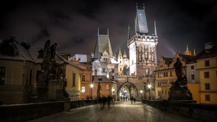 Photographic Print Poster Prague Czech republic City River Castle