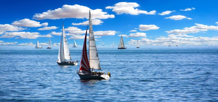 Photographic Print Poster Sailing Boat Sail Vacations Holidays Summer Holiday