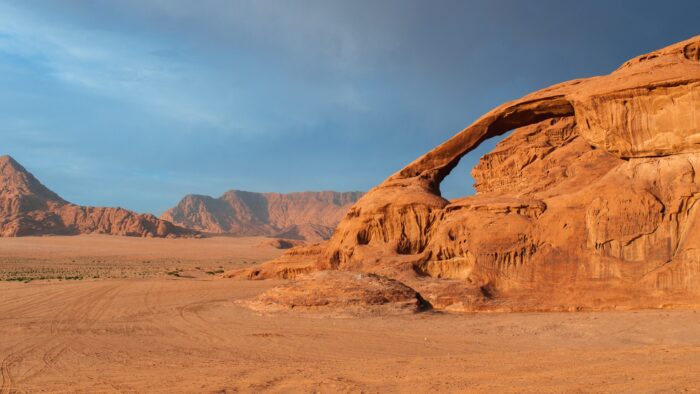 Photographic Print Poster Wadi rum Jordan Desert Mountains Sand Sand stone