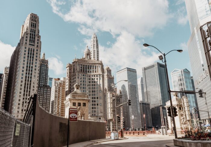 Photographic Print Poster Chicago Usa City Building Skyline Skyscraper