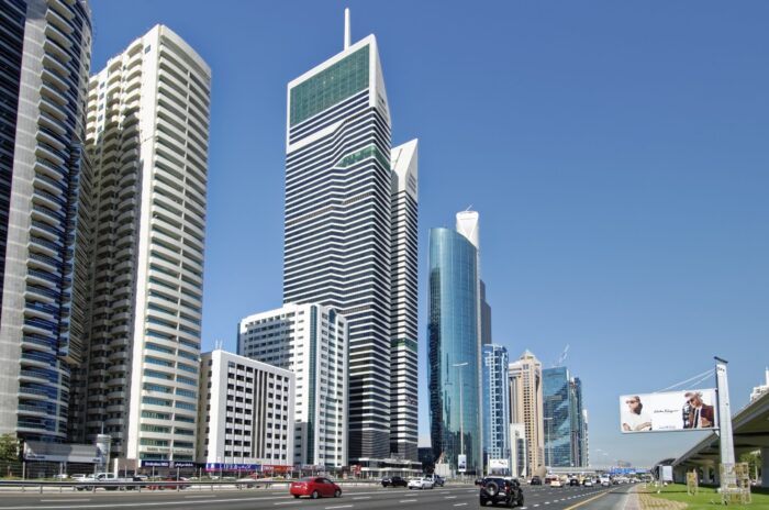 Photographic Print Poster U a e Dubai Sheikh zayed road City Skyscrapers