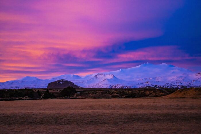 Iceland Hellissandur Sunrise Dawn Tomorrow Orange