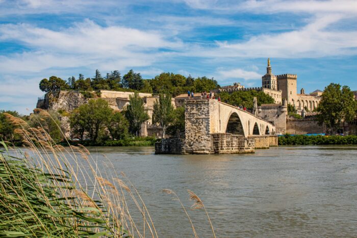 Pont Saint-b?n?zet Rhone Bridge Flow Riverside