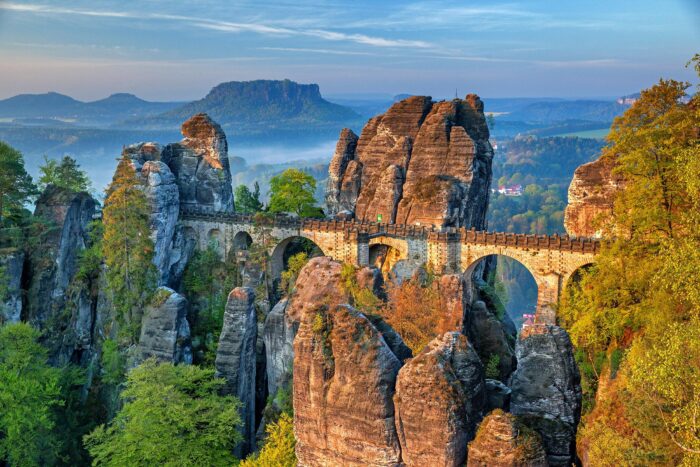 Bastei Bridge Rock Formation