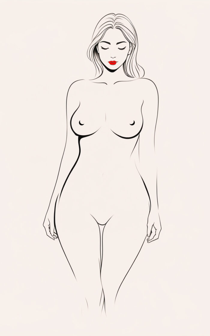 Minimalist Art The Elegance of the Woman Body