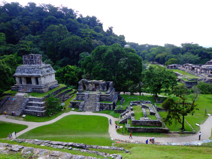 Palenque, Chiapas. Monument in Mexico