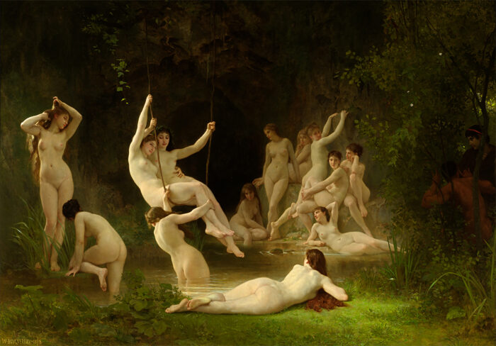 The-Nymphaeum 1878 William-Adolphe Bouguereau