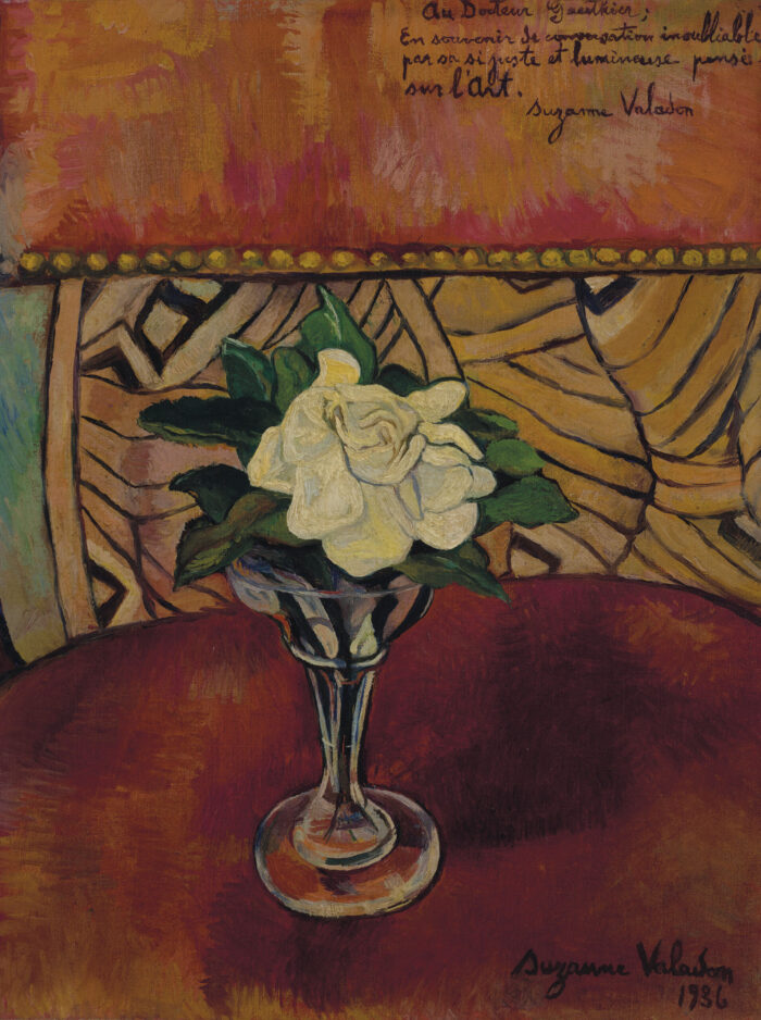 Suzanne Valadon 	 Nature morte ? la rose blanche