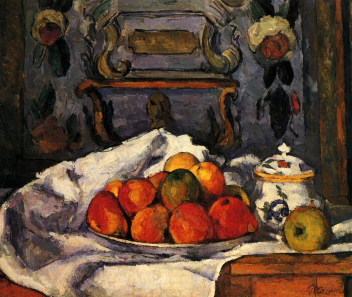 Paul C?zanne - Nature morte, bol de pommes