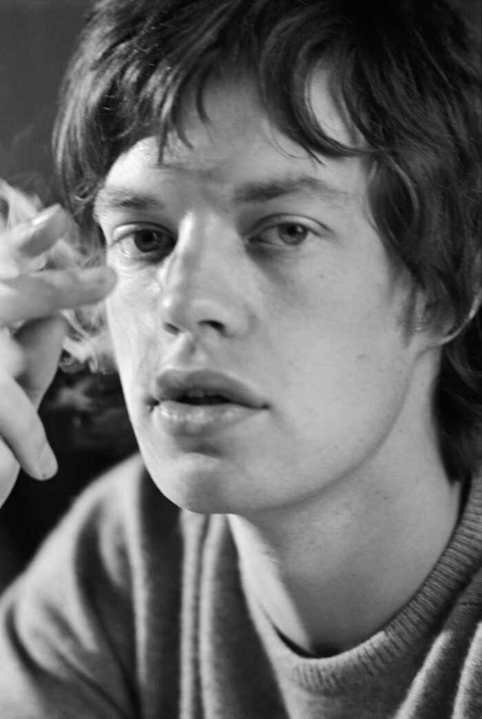 Mick Jagger smoking, 1965