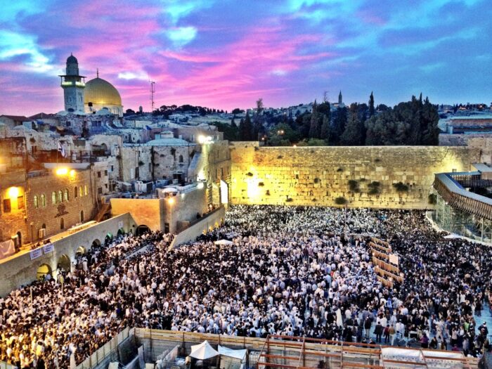 Western Wall, Jerusalem, Shavuot