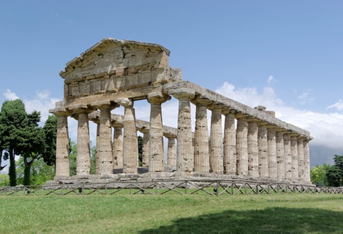 Italy, Paestum, Temple of Athena