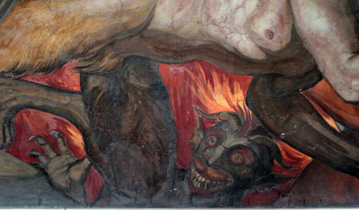 Joseph Anton Koch, Inferno Casa Massimo frescos - stanza di Dante