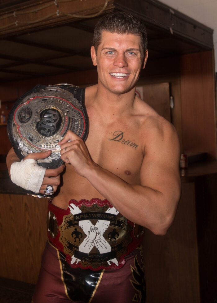 Pro wrestler Cody Rhodes ROH World Champion