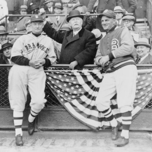 Bill McKechnie John H. McCooey and Max Carey NYWTS 1932