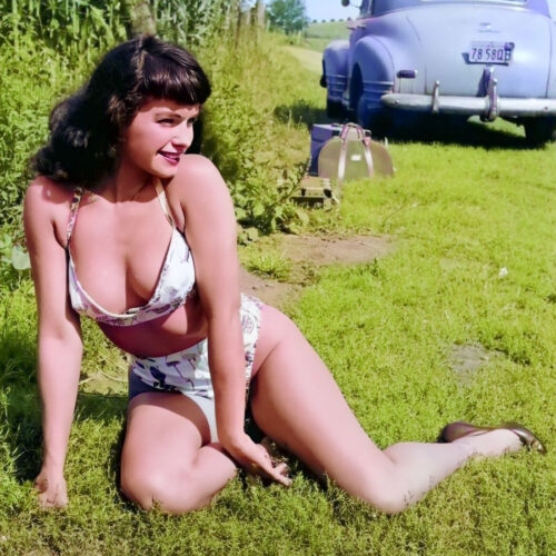 Bettie Page vintage poster