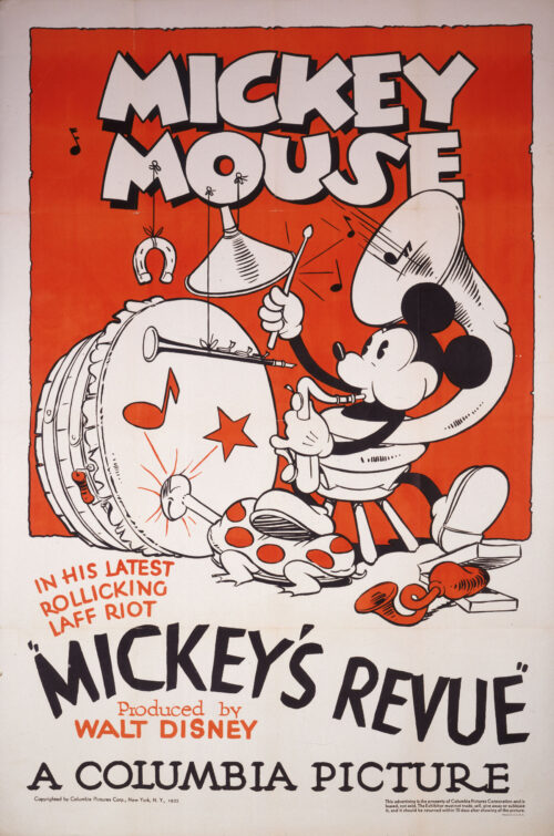 Mickey’s Revue (1931) Vintage Disney posters