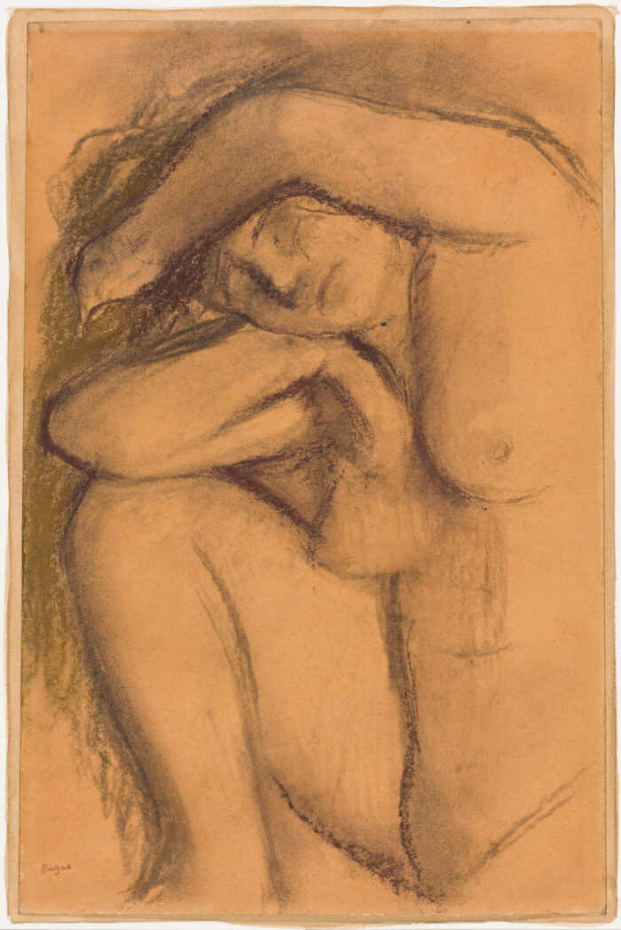 Study of the nude Edgar Degas circa 1888 -1892