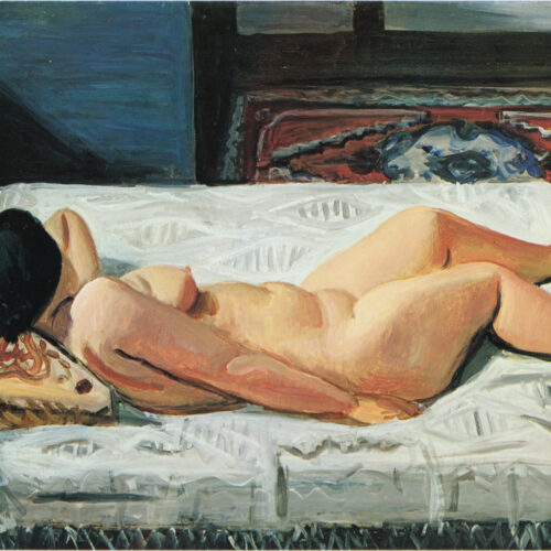 Koide Narashige 1929 Nude and White Sheet