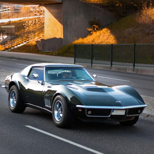 1969 Chevrolet Corvette Stingray C3 Poster – Classic Muscle Car Wall Art