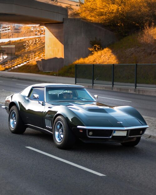 1969 Chevrolet Corvette Stingray C3 Poster – Classic Muscle Car Wall Art