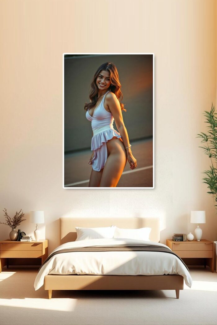 Sensual Glamour Alluring Woman – Modern Fashion Photography Wall Art Print - Image 2