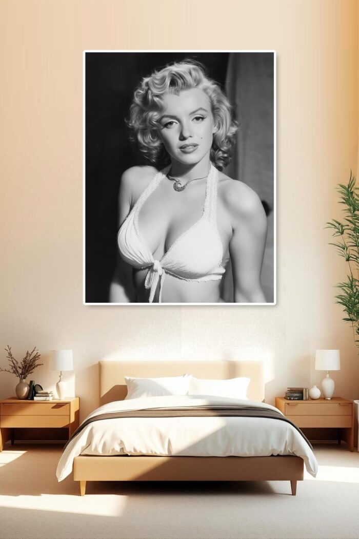 Marilyn Monroe Vintage Pinup Poster – Iconic Hollywood Wall Art Print - Image 2