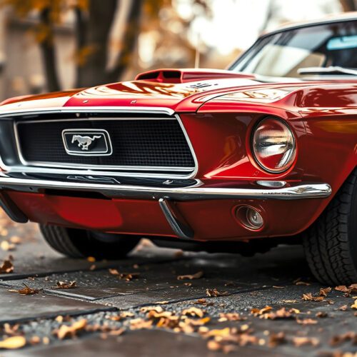red mustang