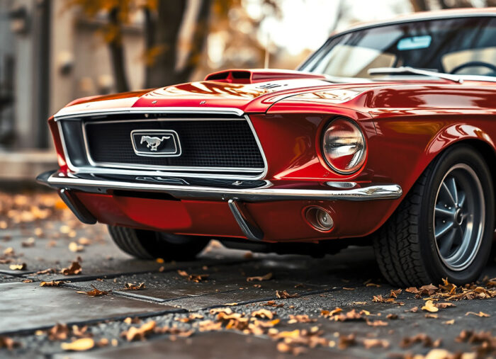 red mustang
