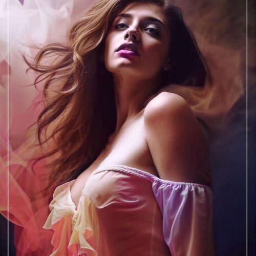 Every Curve a Story, Every Shadow a Secret Sensual Feminine Portrait Poster