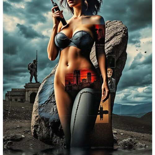 Agent of the Lost City: The Final Broadcast | Dystopian Cinematic Art Print