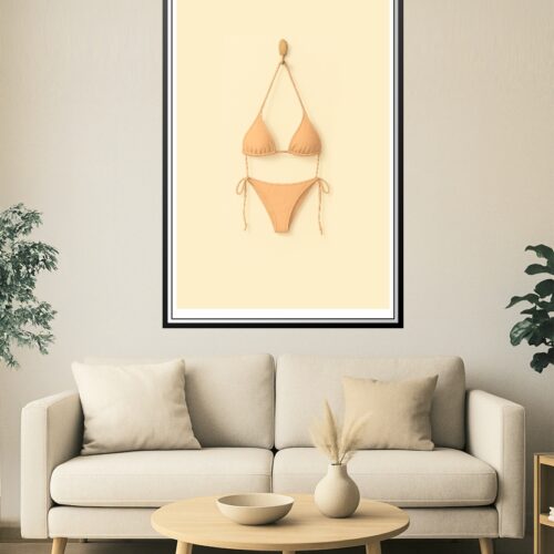Minimalist Bikini Poster – Modern Wall Art for Beach Lovers & Summer Aesthetics picture