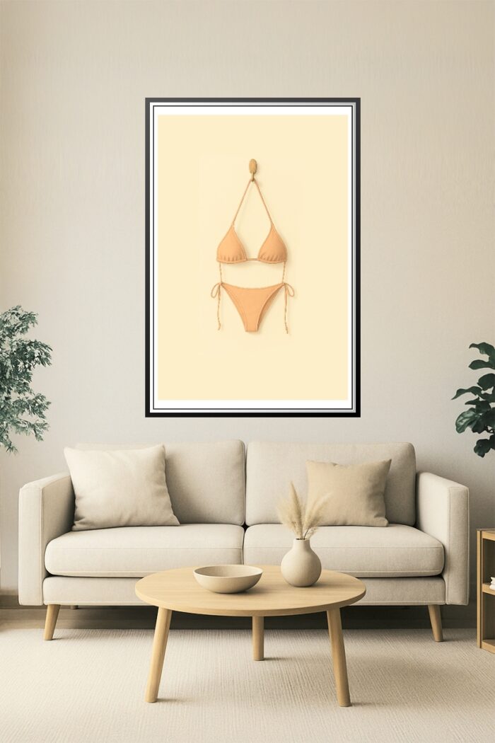 Minimalist Bikini Poster – Modern Wall Art for Beach Lovers & Summer Aesthetics picture