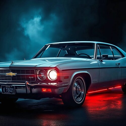 Futuristic Chevy Impala Poster – Supernatural Sci-Fi Night Edition picture