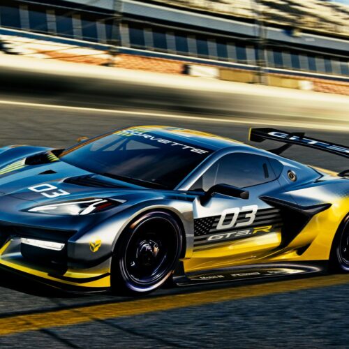 Corvette GT3.R #03 Race Car Poster