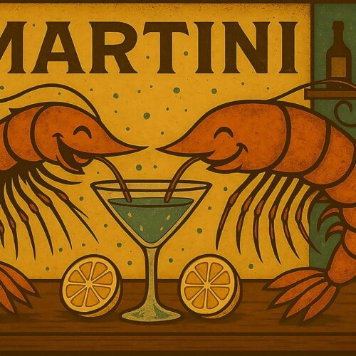 Shrimply Vintage – Martini Time for Two